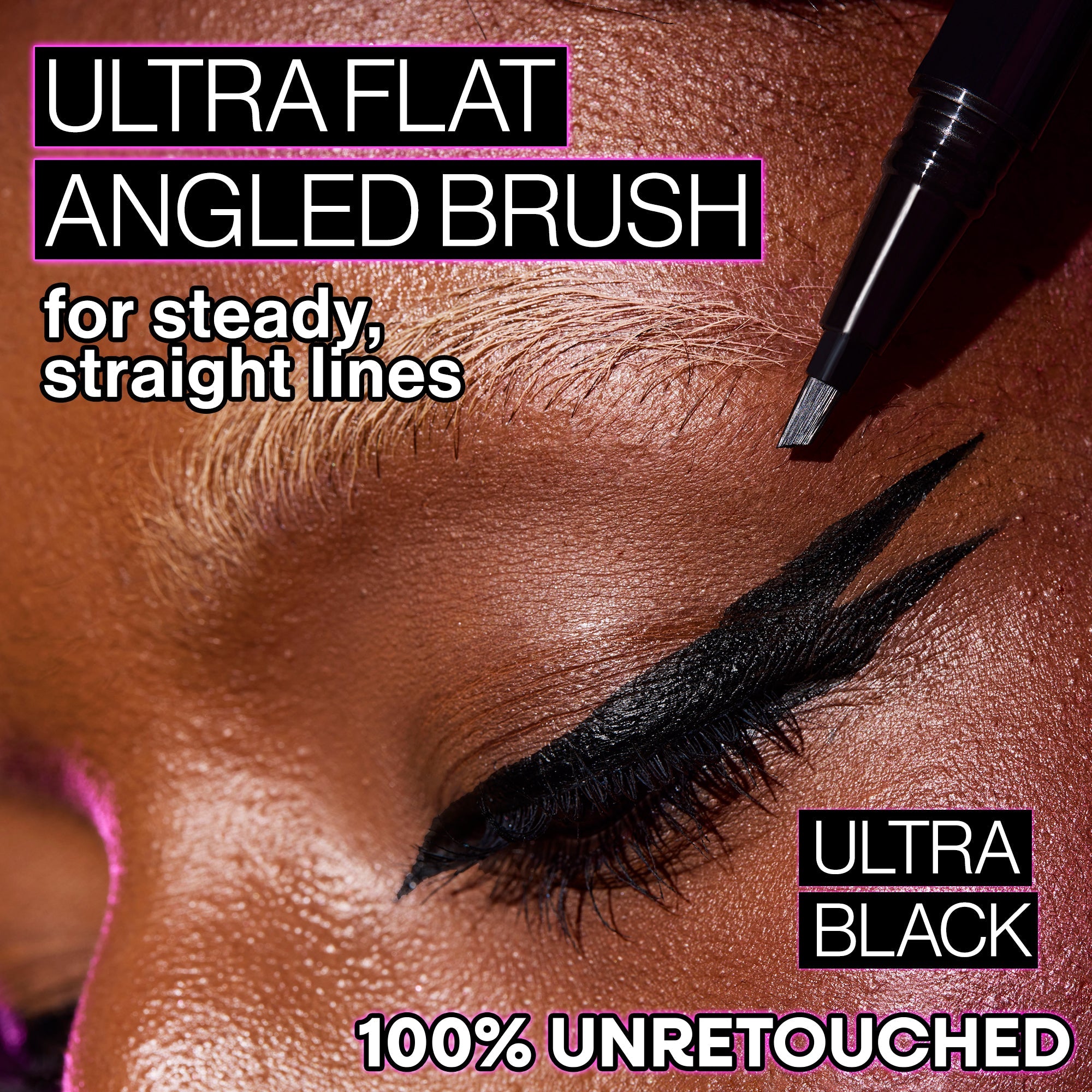breakup proof angled liner for cry proof and fade proof eye looks