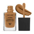 Wet n wild | Photo Focus Foundation- MATTE | Product front facing cap off, with product swatch no background